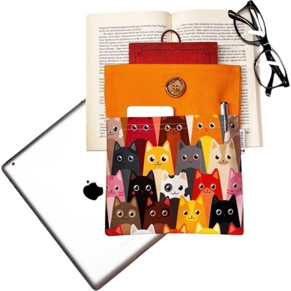 Kitap Kılıfı / Kitap Çantası , Kedi Sarı Hobi Fiyatı