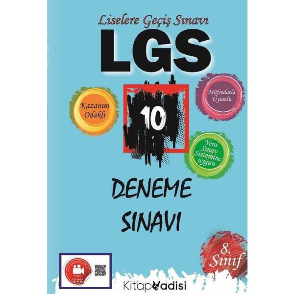 Kitap Vadisi Yayınları LGS 10 Deneme Sınavı Ders Sınav Kitapları Fiyatı