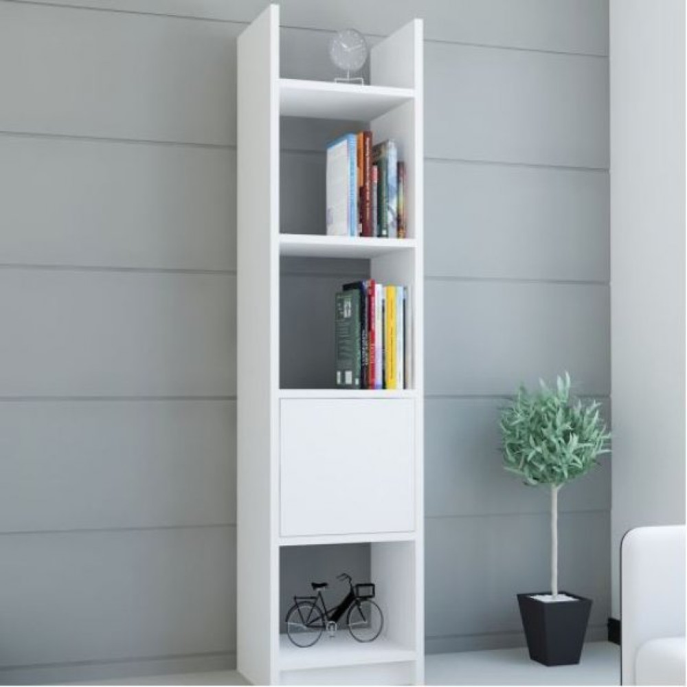 Kitaplik Elips 103 Tekli Beyaz Kitaplık Fiyatı