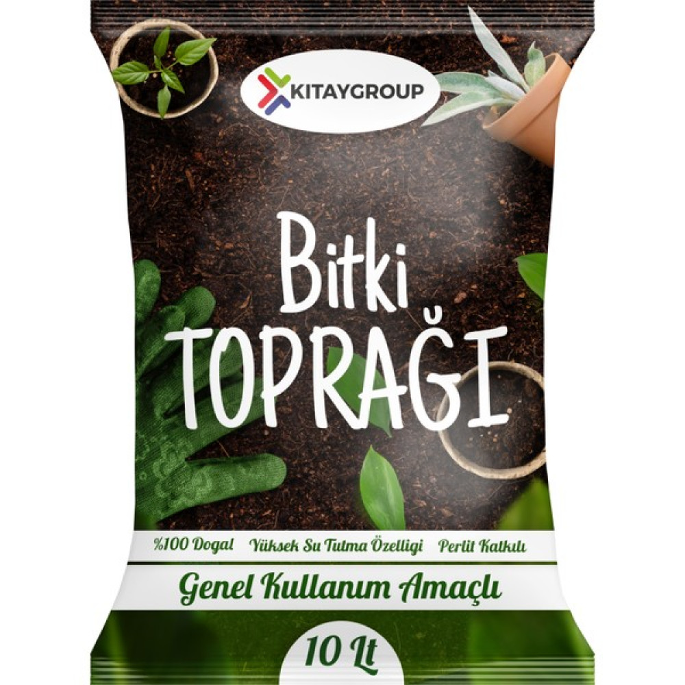 Kıtay Group Torf Toprak Perlit Karışımlı Çiçek Toprağı 10 Litre Bitki Fiyatı