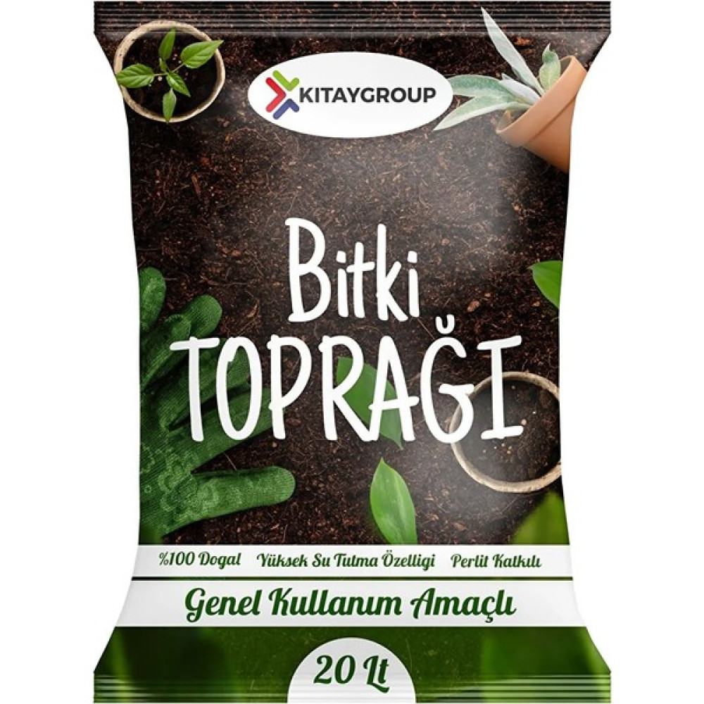 Kıtay Group Torf Toprak Perlit Karışımlı Çiçek Toprağı 20 Litre Bitki Fiyatı