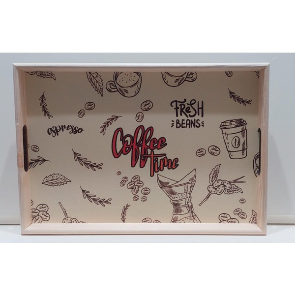 Kitchen Ahşap Servis Tepsisi, Çeyizlik Tepsi - 24 x 34 cm Servis Tepsisi Fiyatı