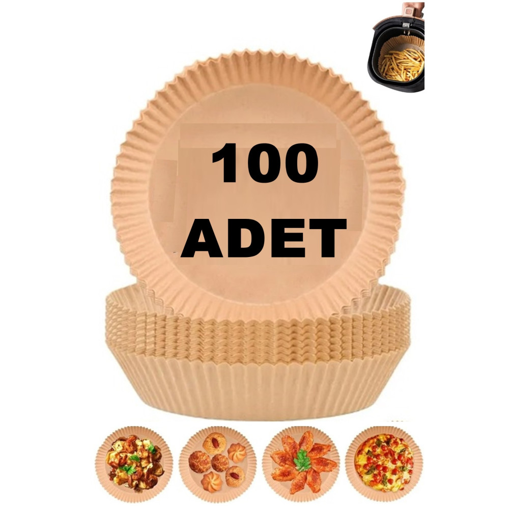 Kitchen Beauty 100 Adet Pişirme Kağıdı Yuvarlak - Air Fryer Liners Hava Fritözü Pişirme Kağıdı Fiyatı
