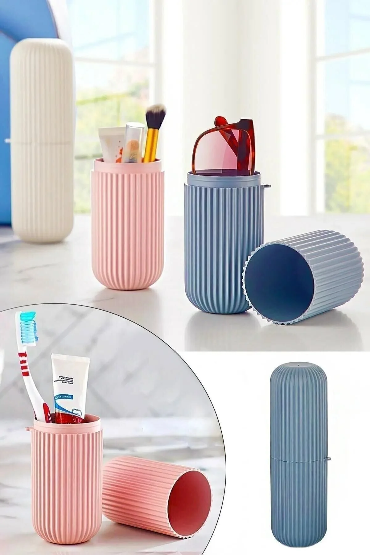 Kitchen Beauty Seyahat Tipi Aksesuar Taşıma Kabı Gözlük Diş Macunu Saklama Kutusu Makyaj Fırçası Kutusu" Eşya Saklama Kutusu Fiyatı