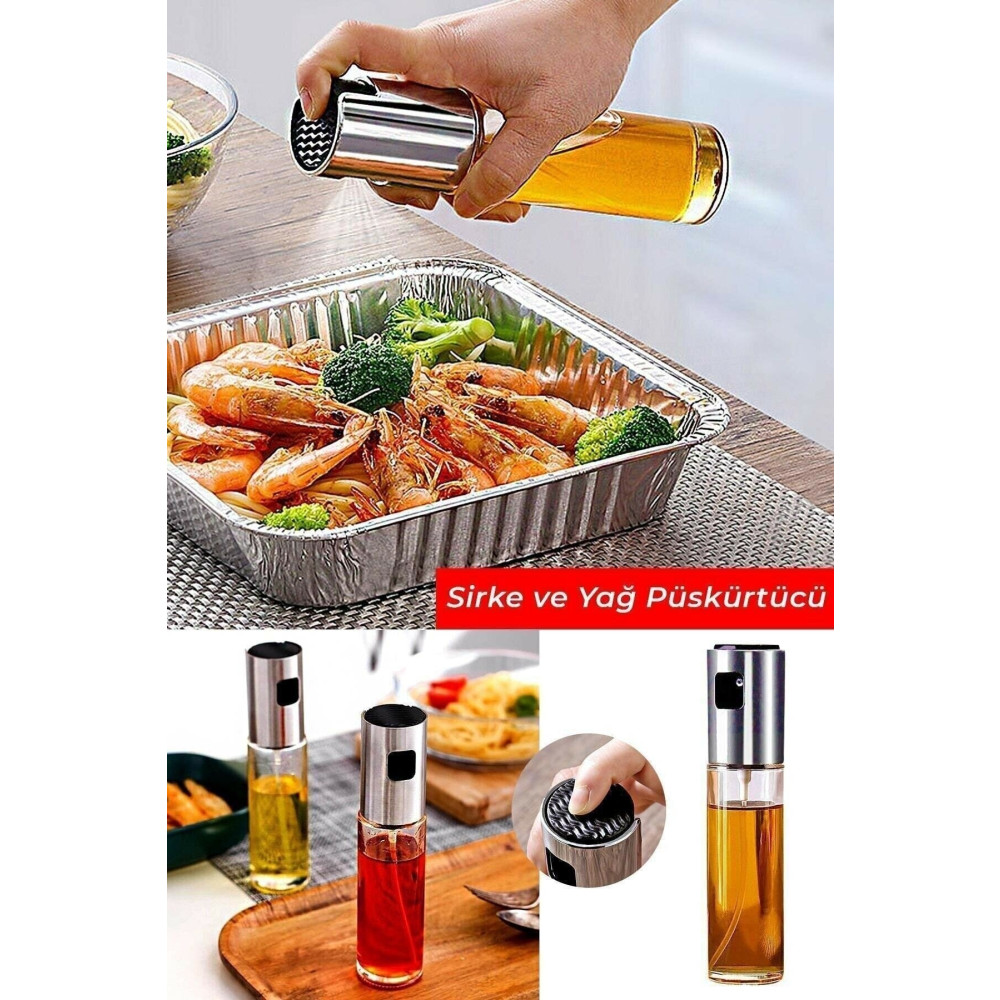 Kitchen Beauty Yağ Sirke Püskürtücü Cam Sprey Şişe Yağdanlık Ve Limon Püskürtme Şişesi 100 Ml Mutfak Gereçleri Fiyatı