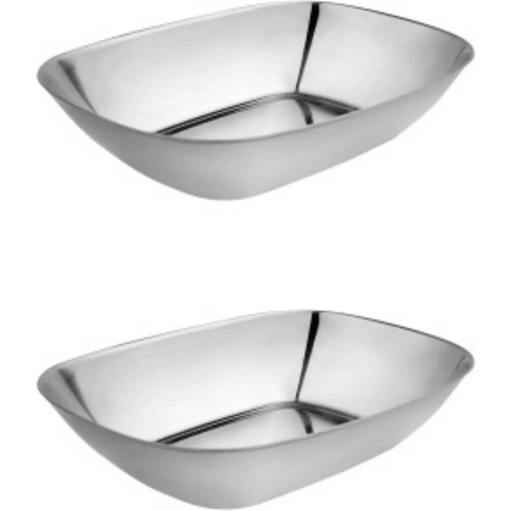 Kitchen Design Lab Paslanmaz Çelik Kayık Tabak Kase - Çerezlik, Meze ve Salata Kasesi Sosluk, 17 Cm, 2 Adet Büyük - 17 cm SSD / Solid State Drive Fiyatı