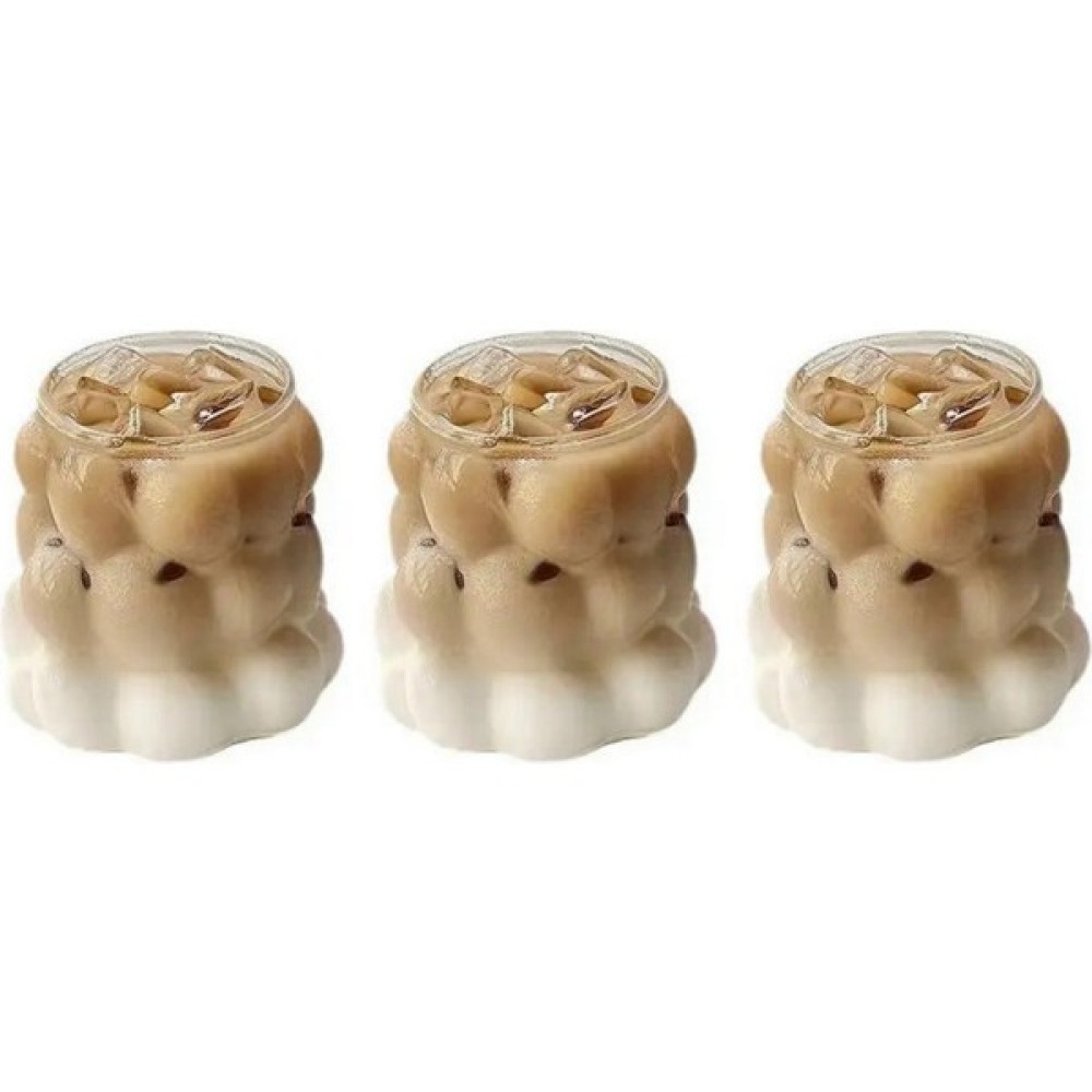 Kitchen Design Lab Yeni Stil Borosilikat Kulpsuz Üzüm Şekilli Cam Bardak,Latte,Meşrubat, Bubble 300 Ml Bardak 3ADET - Şeffaf Fincan / Bardak / Kahve Takımı Fiyatı