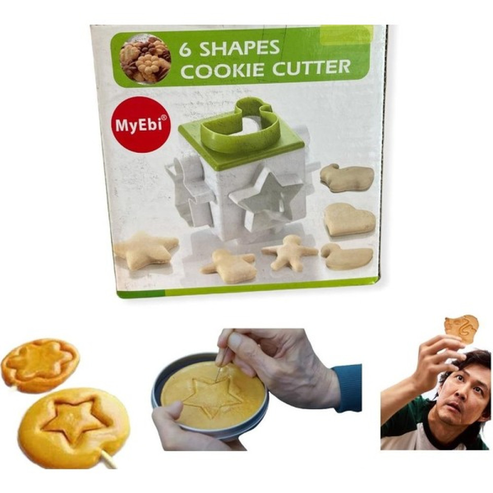 Kitchen Express Şekilli Küp Kesici 6 Parça Kek Kalıpları Fiyatı