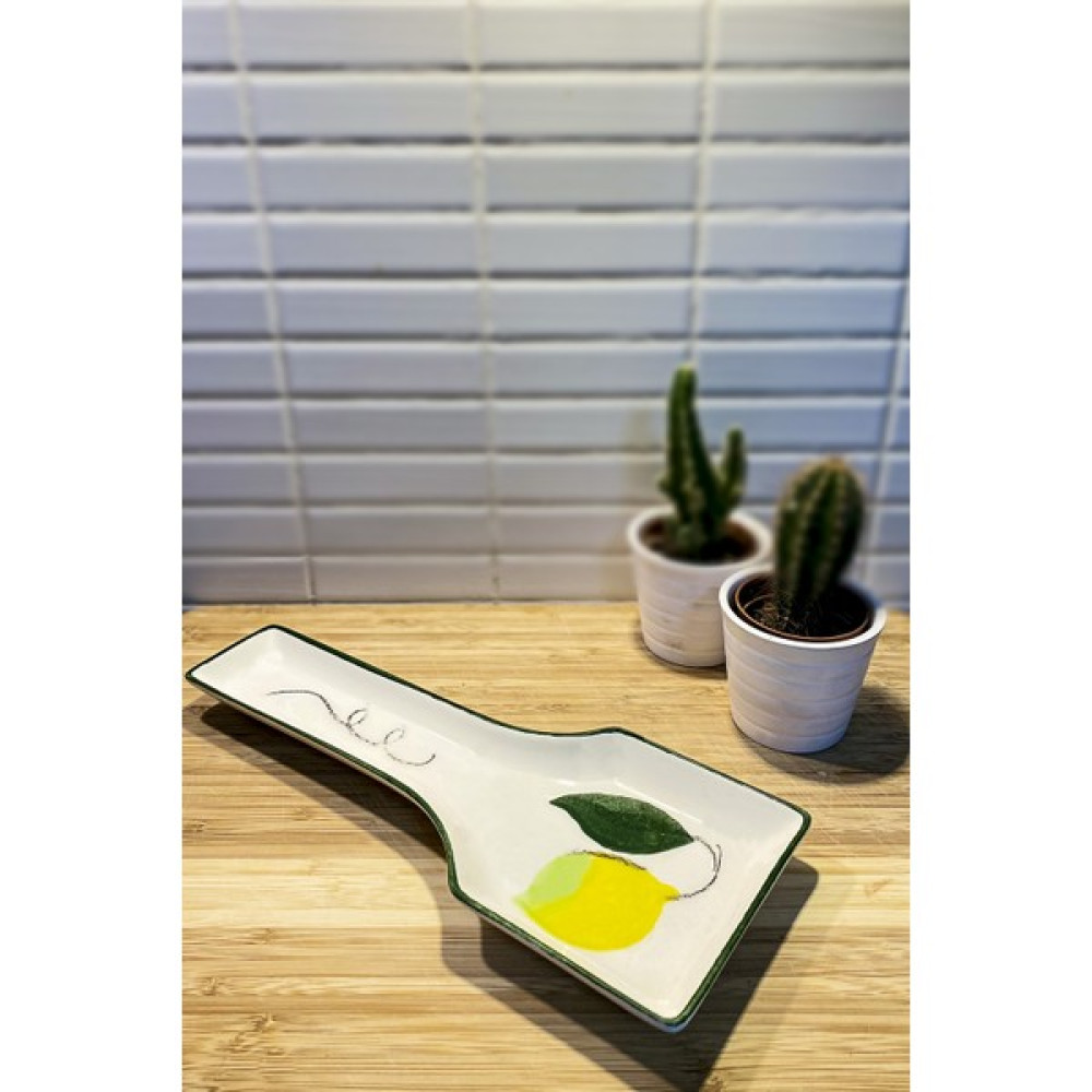 Kitchen feel Kirli Kaşıklık Limon Desen El Dekoru Pratik Mutfak Gereçleri Fiyatı