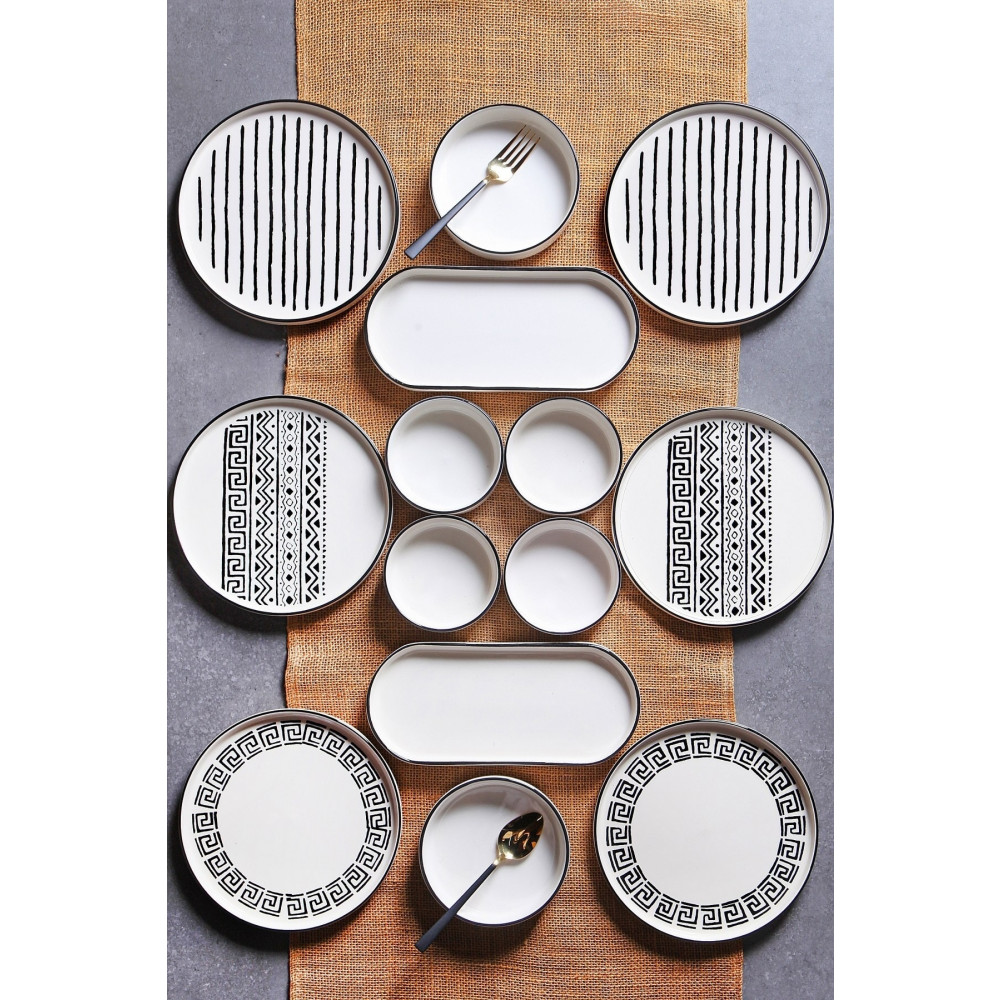 Kitchen Life 14 Parça 6 Kişilik Stackable Sio Savior Kahvaltı Takımı - Lüx Kahvaltılık Sunum Seti Tabağı Kahvaltı Takımı Fiyatı