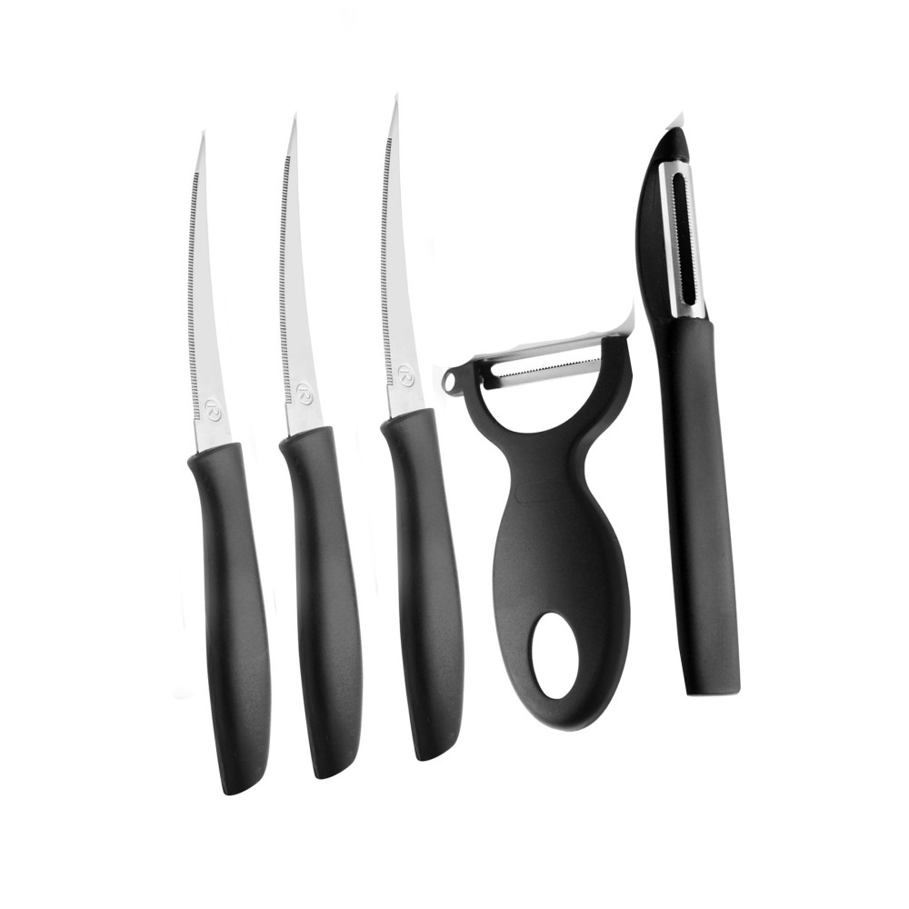Kitchen Life 5li Profesyonel Soyacak Ve Tırtıklı Bıçak Seti - Ultra Keskin Bıçaklar Takımı Bıçaklar ve Bıçak Setleri Fiyatı
