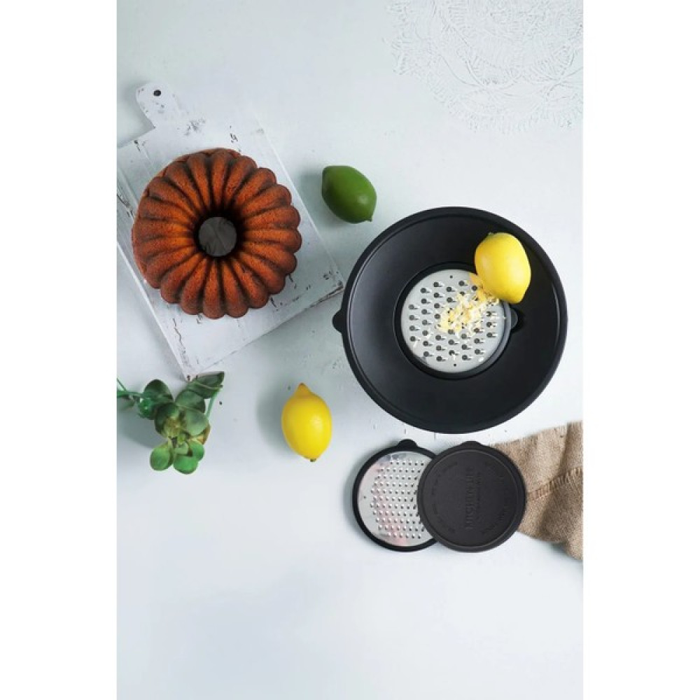 Kitchen Life Büyük Boy 26 cm Vakum Kapaklı Rendeli Karıştırma ve Saklama Kabı - 3 Kapaklı 2 Rendeli Kase Fiyatı