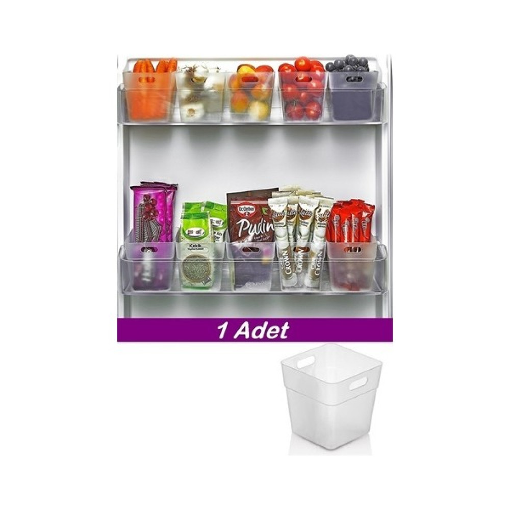 Kitchen Live Buzdolabı Kapak Içi Düzenleyici Organizer Çok Amaçlı Buzdolabı Içi Düzenleyici ve Banyo Organizeri - Beyaz Saklama Kapları Fiyatı