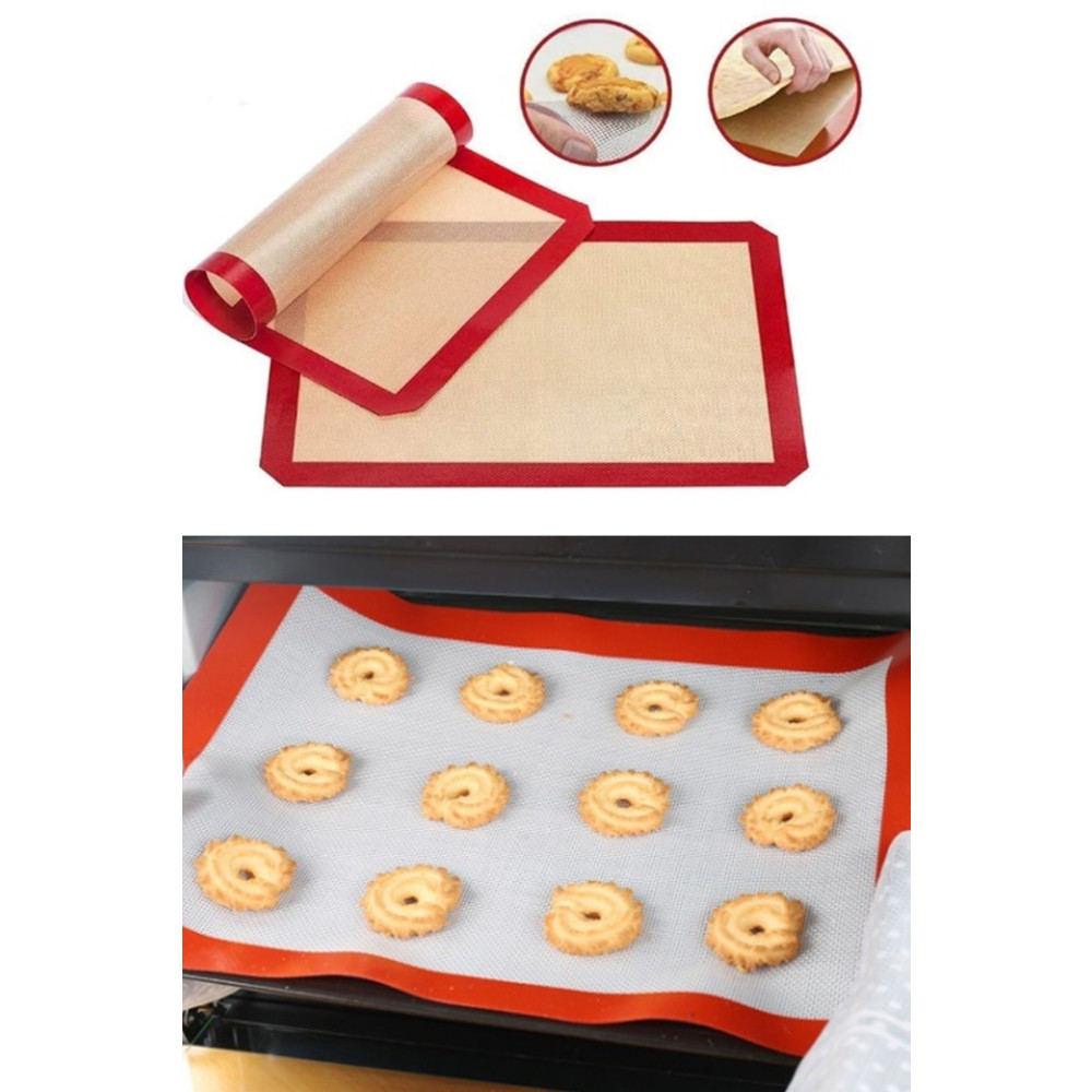 Kitchen Live Silikon Silpat Yanmaz Yapışmaz Pişirme Matı 40*30 Cm Kendinden Yağlı Fırın Kağıdı Hamur Açma Matı Kek Kalıpları Fiyatı