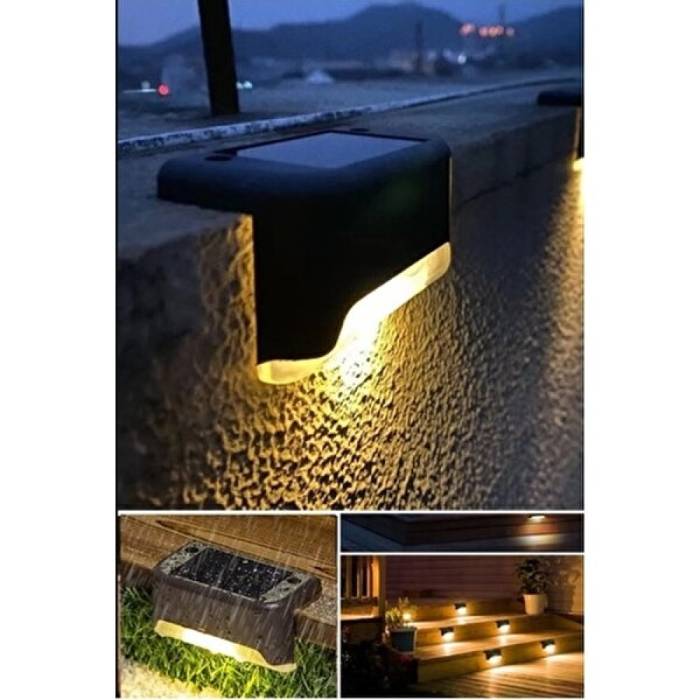Kitchen Live Solar Güneş Enerjili Köşebent Merdiven Veranda Bahçe LED Lamba Tekli Dekor Bahçe Aydınlatma 1 Adet - Siyah Dış Mekan & Bahçe Oyuncakları Fiyatı