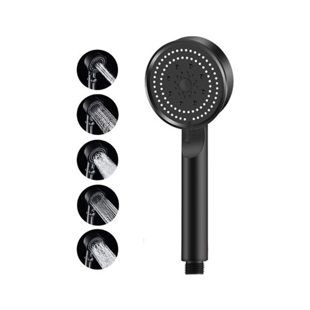 Kitchen Live Turbo Fan 5 Fonksiyonlu Su Tasarruflu Duş Başlığı Turbo El Duşu Siyah Duş Başlığı Fiyatı