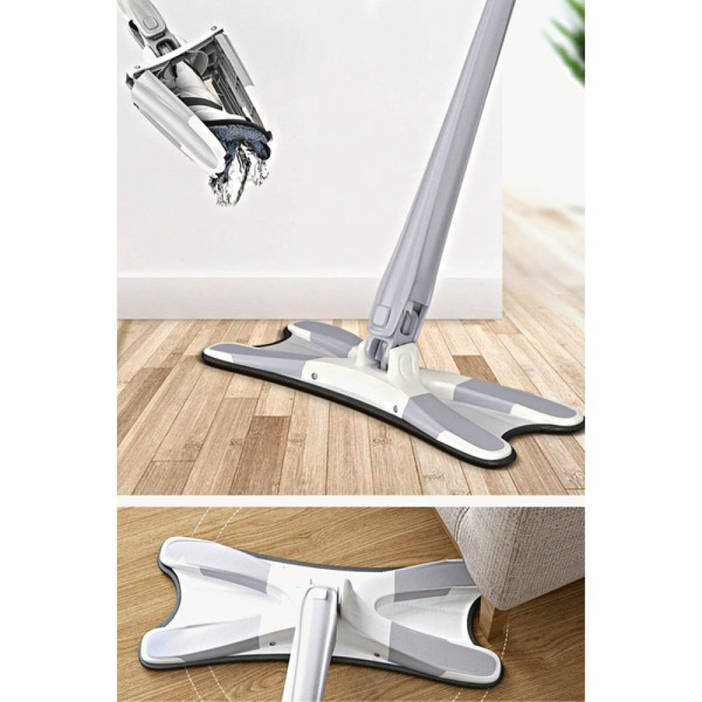 Kitchen Store x Mop 360 Derece Dönen Kendine Sıkmalı Kurutmalı Pratik Mop Duvar ve Cam Silme Aparatı Yedek Bezli Temizlik Malzemeleri Fiyatı