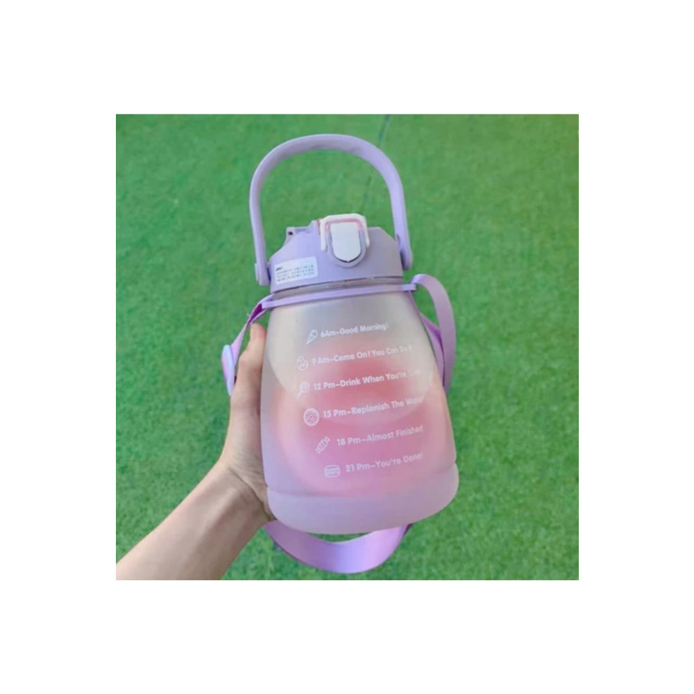 Kitchen Time 1300 ml Purple Motivasyon Çocuk Matarası Suluk Su Matarası Suluk Fiyatı