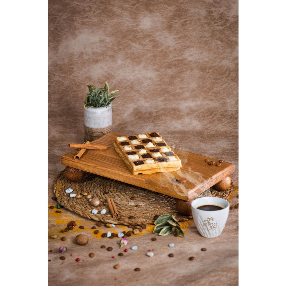 kitchen trend Justwood Risus Top Ayaklı 17x30 Cm Ahşap Dikdörtgen Pasta Sunum Servis Tabağı Mutfak Gereçleri Fiyatı
