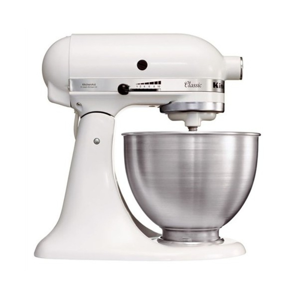 KitchenAid Classic Stand Mikser 4.3 L Beyaz- 5K45SS Mikserler Fiyatı