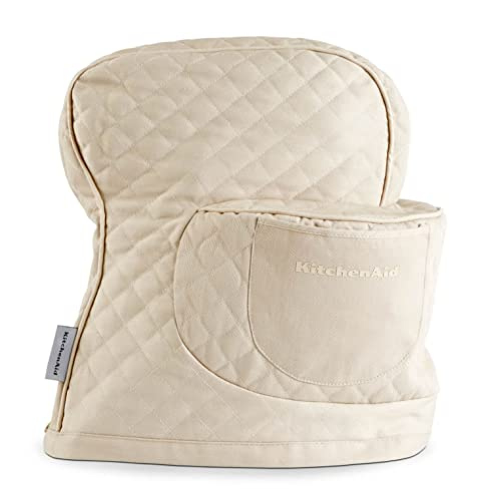 KITCHENAID Fitted Tilt-Head Stand Mixer Cover with Storage Pocket, Quilted 100% Cotton,14.4"x18"x10", Milkshake Mixers Fiyatı