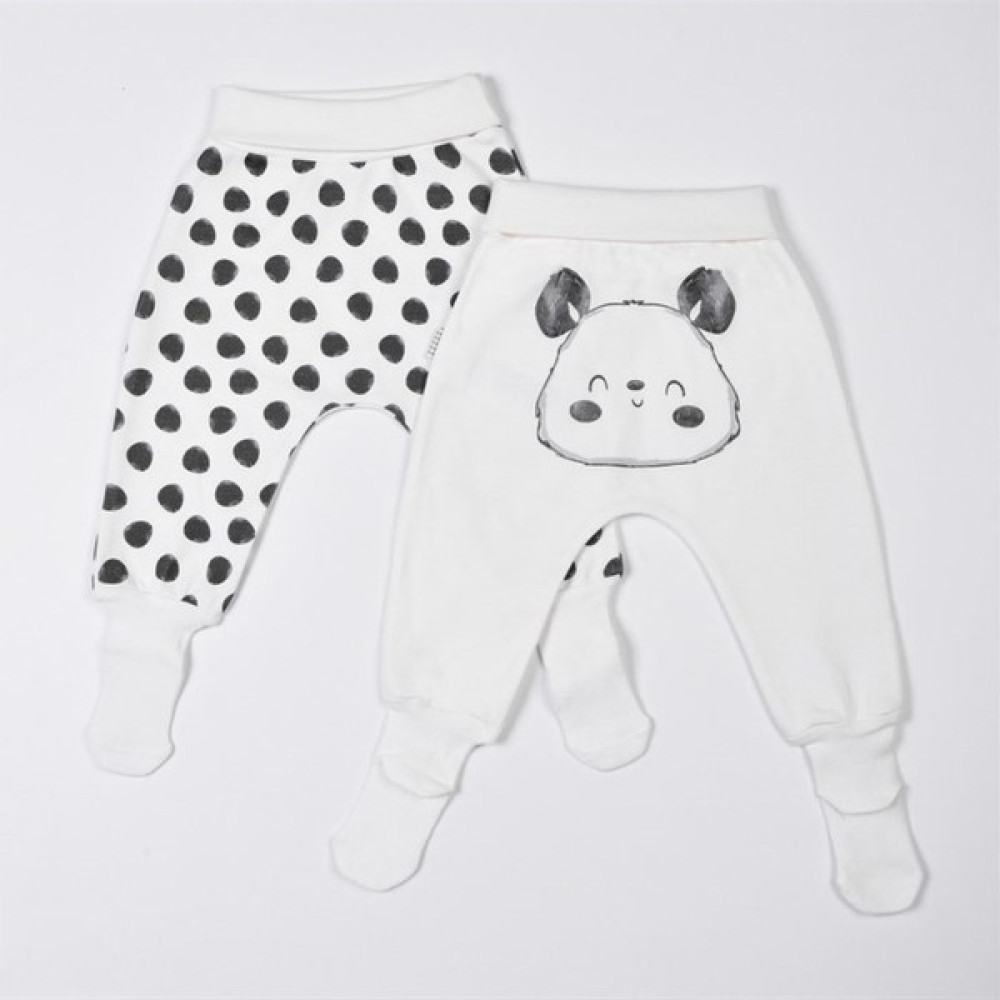 Kitikate S14566 Organik Panda 2'li Çoraptolon Bebek Tulumu Fiyatı