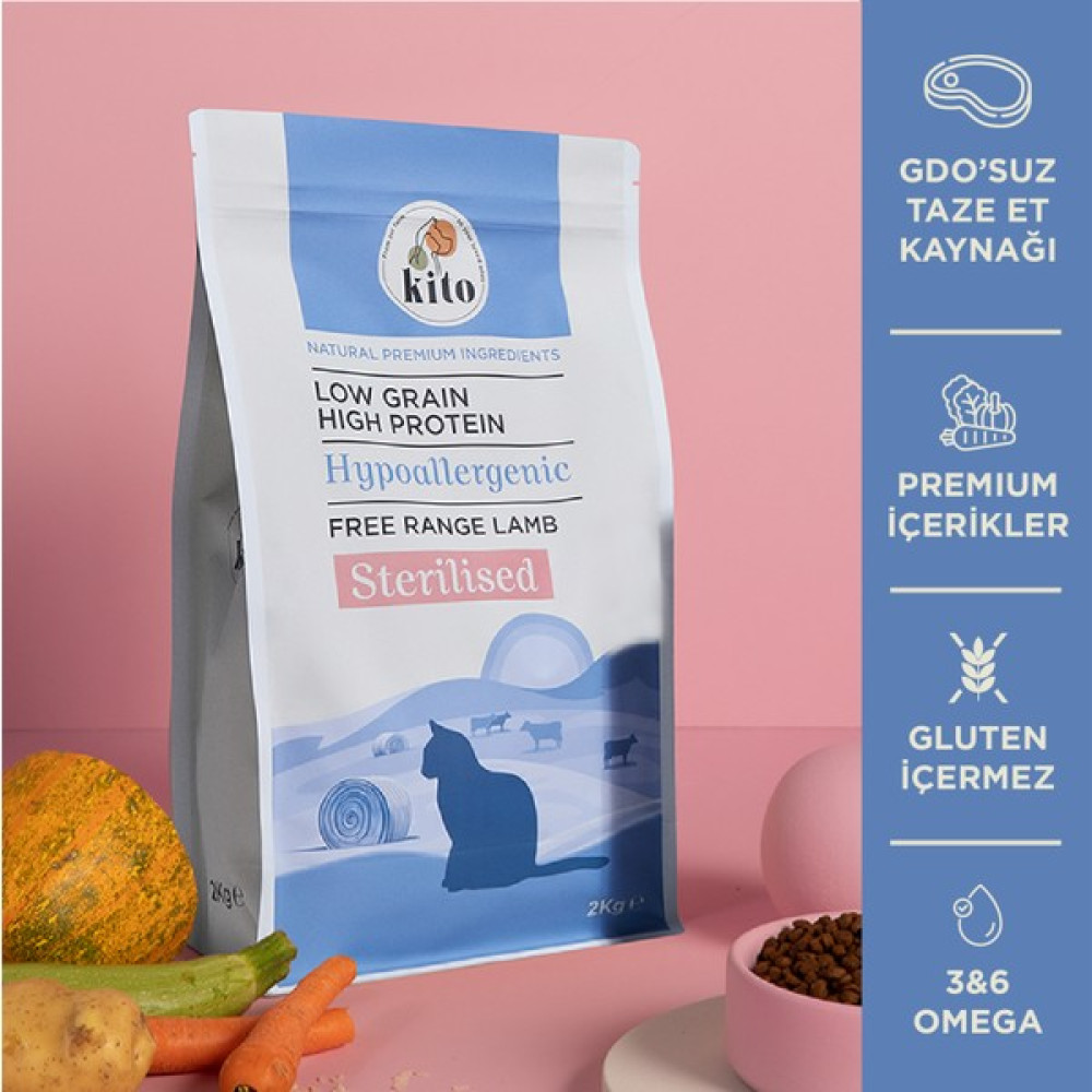 Kito Doğal Besi Kuzu Etli Kısır Kedi Maması 2 Kg Evcil Hayvan Ürünleri Fiyatı
