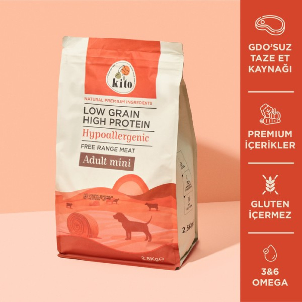 Kito Doğal Besi Kuzu Etli Yetişkin Mini Irk Köpek Maması 2.5 kg Evcil Hayvan Ürünleri Fiyatı