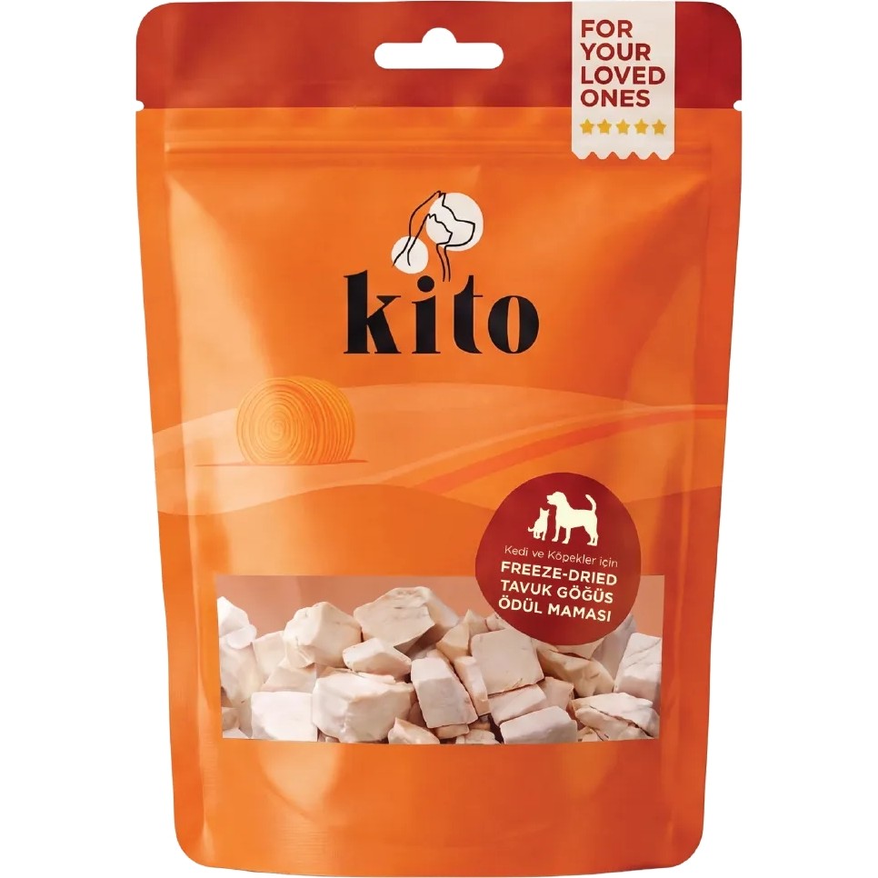 Kito Freeze Dried Tavuk Göğüs Ödül Maması 30 gr (Köpekler Için) Evcil Hayvan Ürünleri Fiyatı