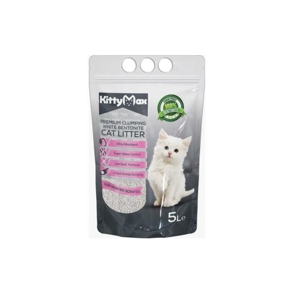 Kittymax Bebek Pudrası Kokulu Bentonit Kedi Kumu 5 Lt Evcil Hayvan Ürünleri Fiyatı