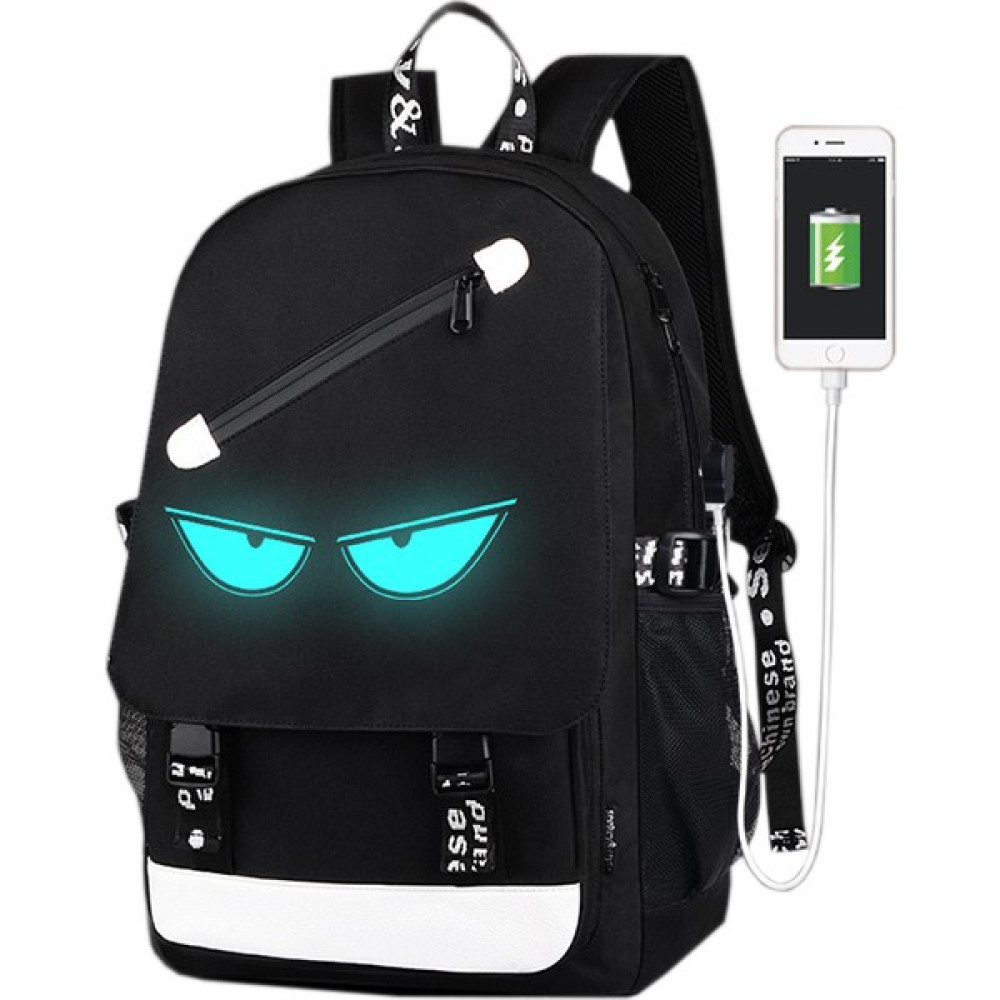 Kitvtopc USB Şarj Portlu Sırt Çantası (Yurt Dışından) - Siyah - Mavi Okul Çantası Fiyatı