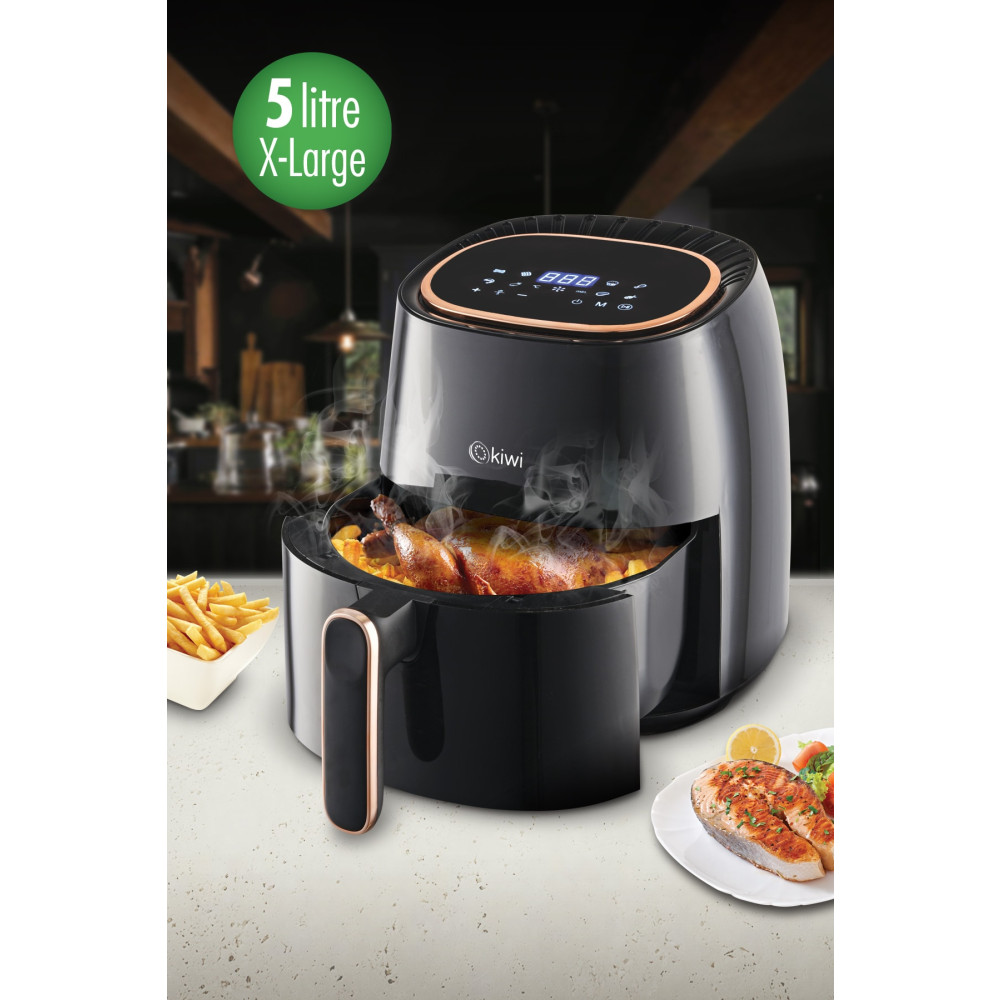 Kiwi Dijital Yağsız Fritöz Air Fryer 5 Lt Fritözler Fiyatı