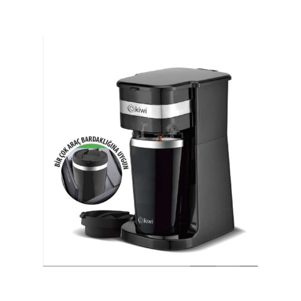 Kiwi KCM7505 Termoslu Filtre Kahve Makinesi - Siyah Kahve Makineleri Fiyatı