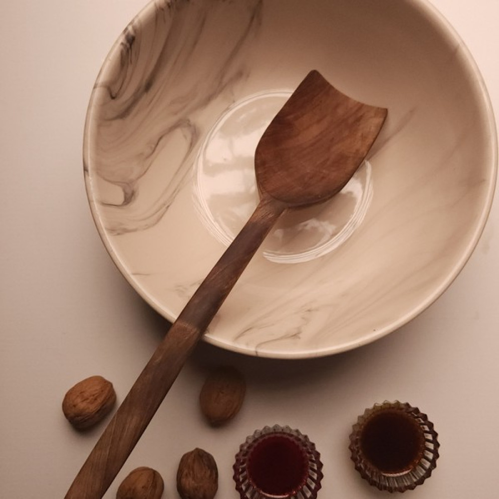 Kıyı Bucak Ahşap Derin Spatula, Tahta Kaşık, Ceviz, 30 cm Mutfak Gereçleri Fiyatı