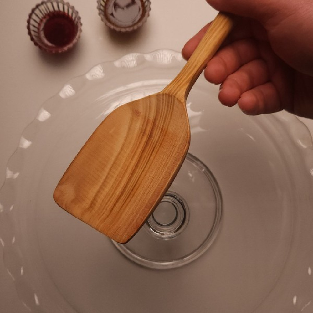 Kıyı Bucak Ahşap Derin Spatula Tahta Kaşık Kiraz 30 cm Çatal / Kaşık / Bıçak Takımları Fiyatı