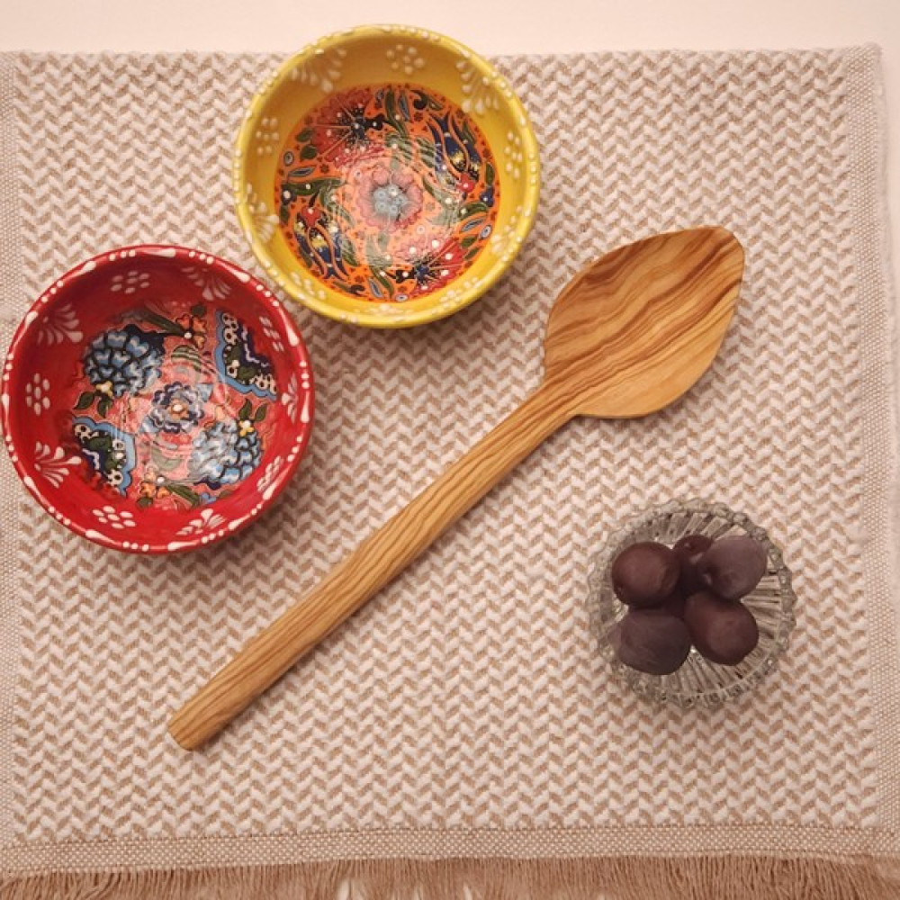 Kıyı Bucak Tahta Kaşık, Zeytin Kaşık, Ahşap Kaşık, 22 cm Çatal / Kaşık / Bıçak Takımları Fiyatı