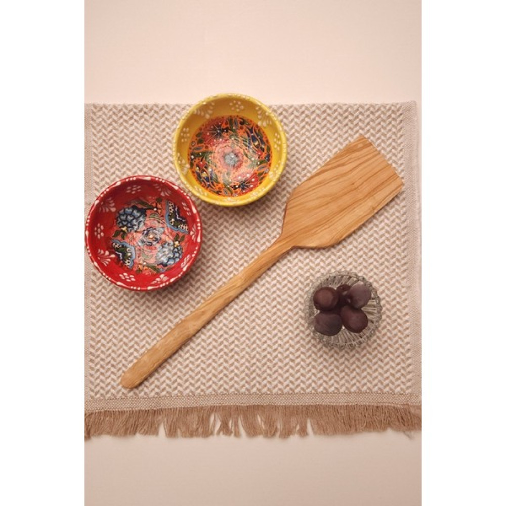 Kıyı Bucak Tahta Spatula, Zeytin Spatula, Tahta Kaşık, 26 cm - Ahşap Çatal / Kaşık / Bıçak Takımları Fiyatı