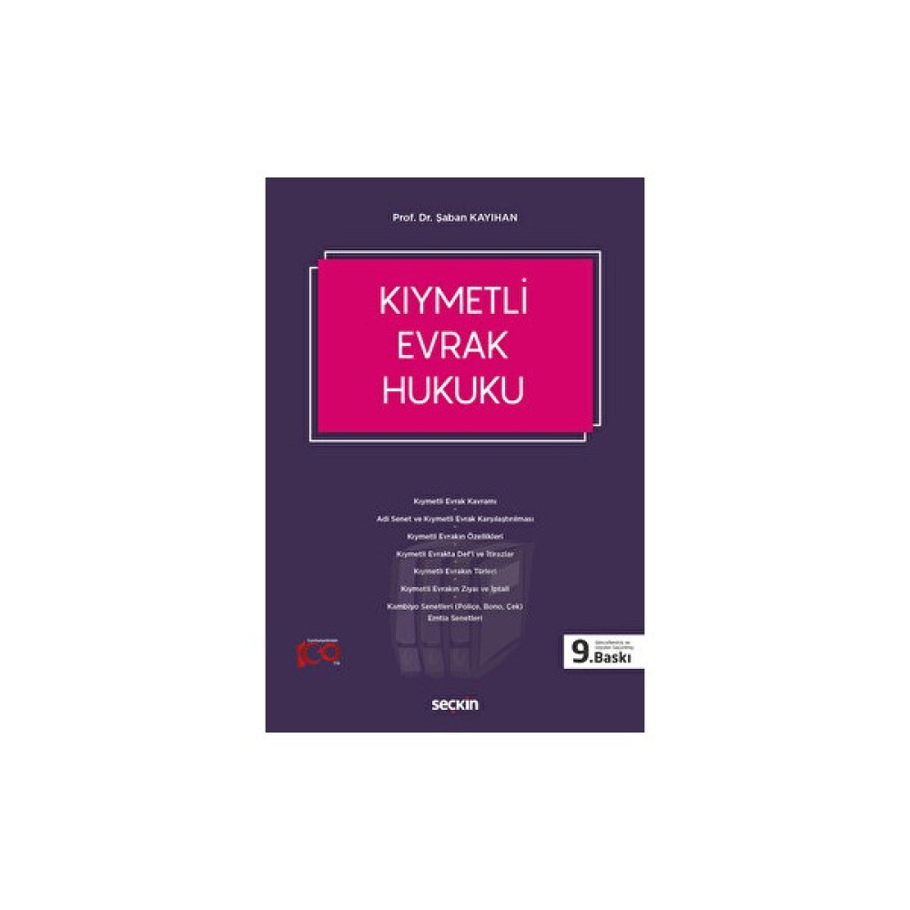 Kıymetli Evrak Hukuku - Şaban Kayıhan Genel Hukuk Fiyatı