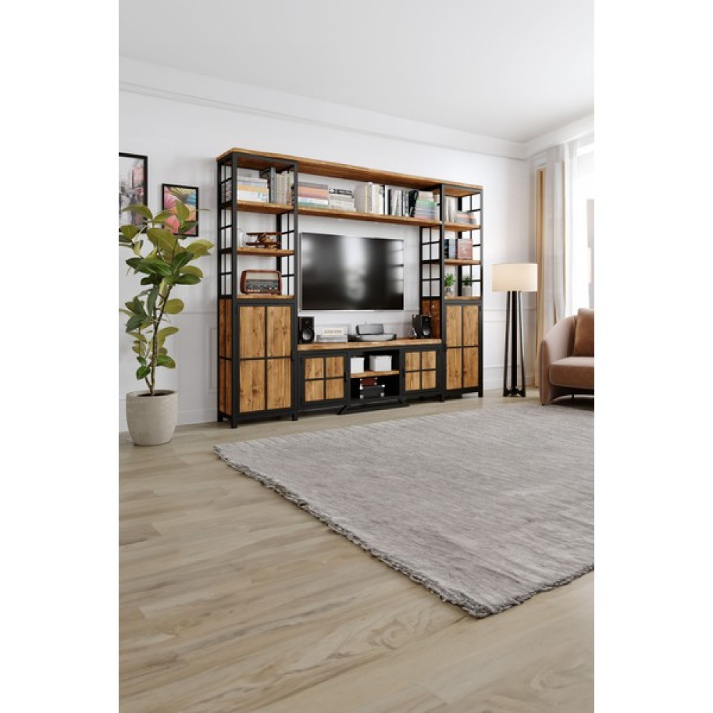 Kıymık Home Aster V2 Tv Ünitesi – Gerçek Ağaç - Çam Tv Ünitesi / Sehpası Fiyatı
