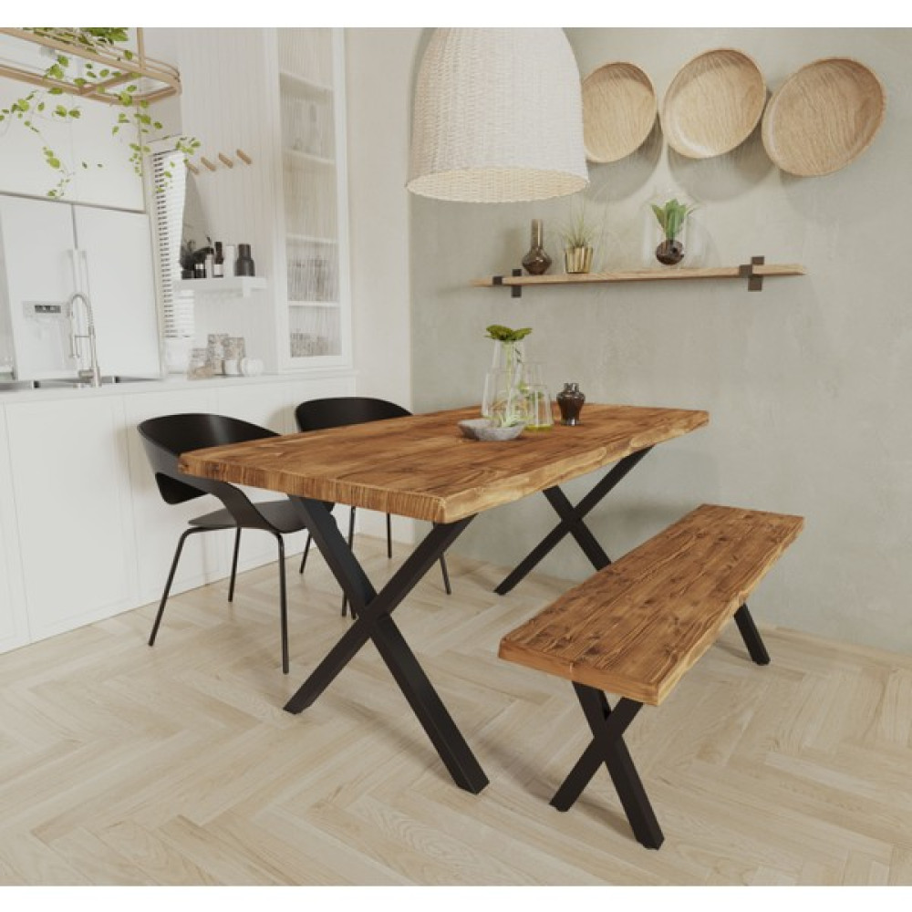 Kıymık Home Gerçek Ağaç Köknar Yemek & Toplantı Masası 220X100CM (Sadece Masa) - Çam - 220cm Yemek & Mutfak Masası Fiyatı