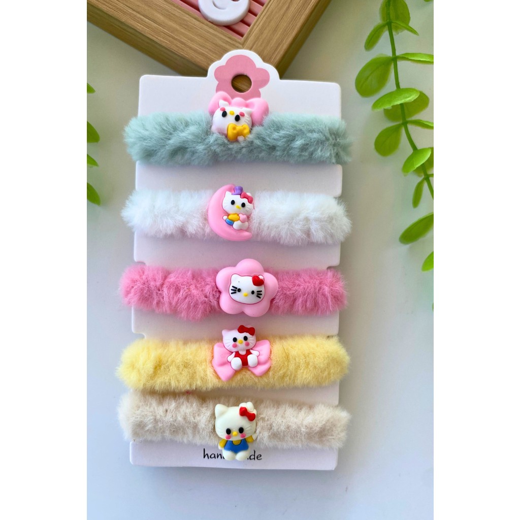 Kız Çocuk Peluş 5'li Lastik Toka Anne Bebek Oyuncak Fiyatı