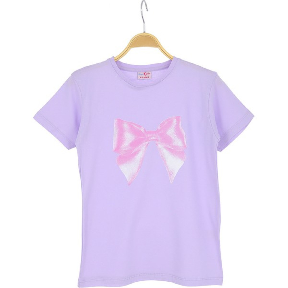 Kız Çocuk T-Shirt Kelebek Baskılı Kız Çocuk T-shirt Fiyatı