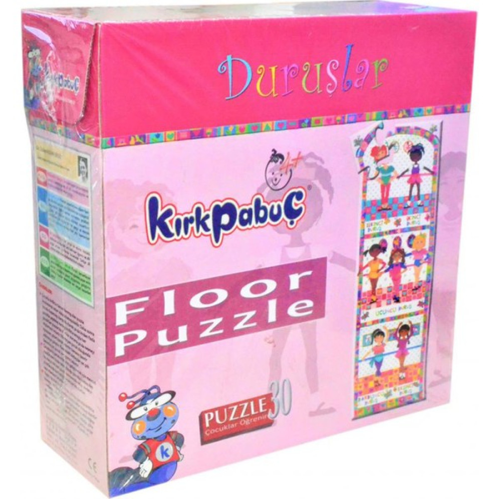 Kız Çocukları İçin Duruşlar Temalı Zemin Pazıl Floor Puzzle 30 Parça Oto Boyaları Fiyatı