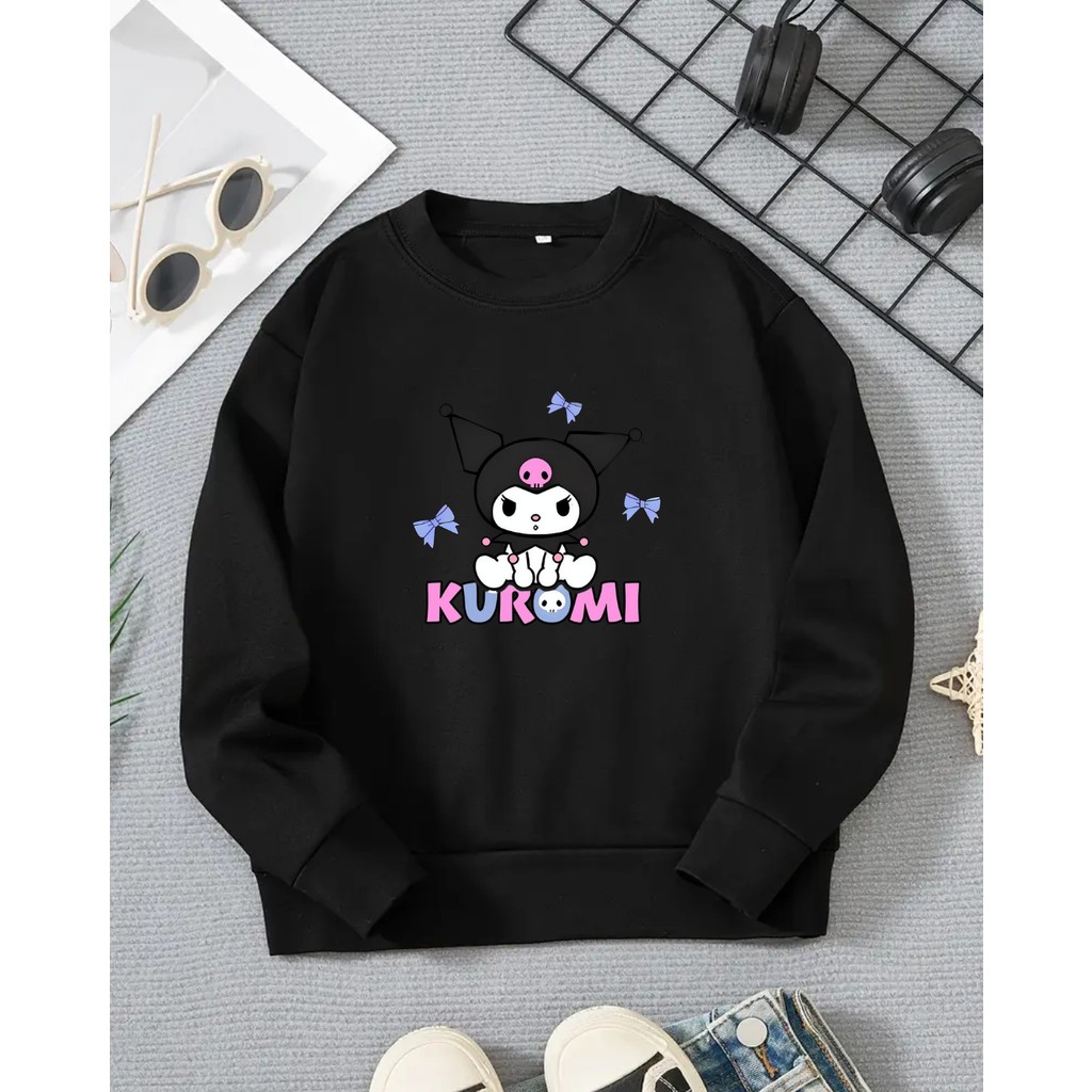 Kız Çocukları Için Kuromi Baskılı Uzun Kollu T-Shirt Giyim & İç Giyim Fiyatı