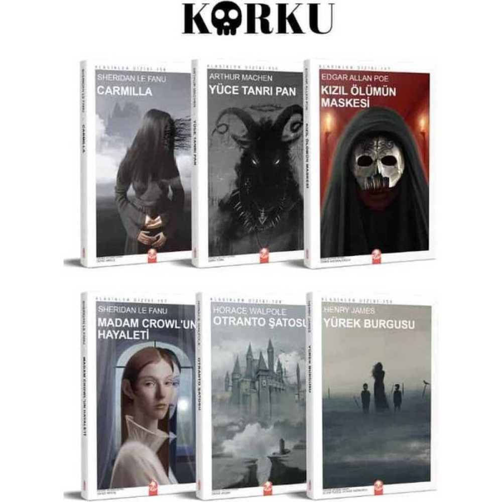 Kızıl Panda Yayınevi Korku Seti - 1 (6 Kitap) Dünya Edebiyatı Fiyatı