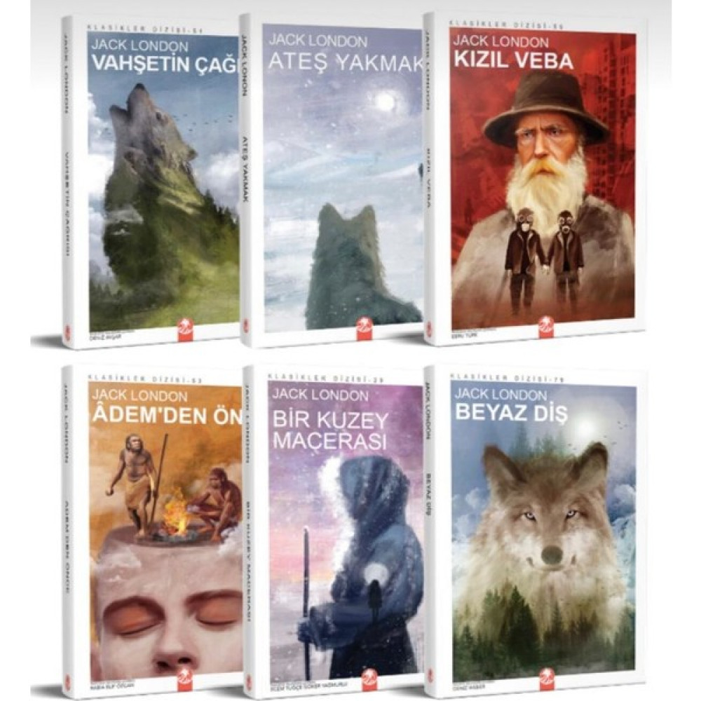 Kızıl Panda Yayınları Jack London Seti (6 Kitap) Dünya Edebiyatı Fiyatı