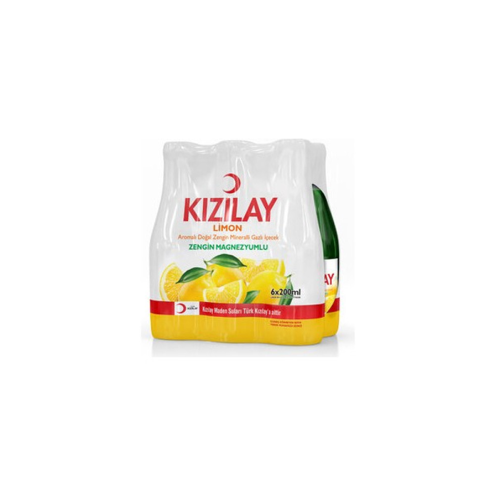Kızılay Limon Aromalı Maden Suyu 6X200 ml Diğer Fiyatı