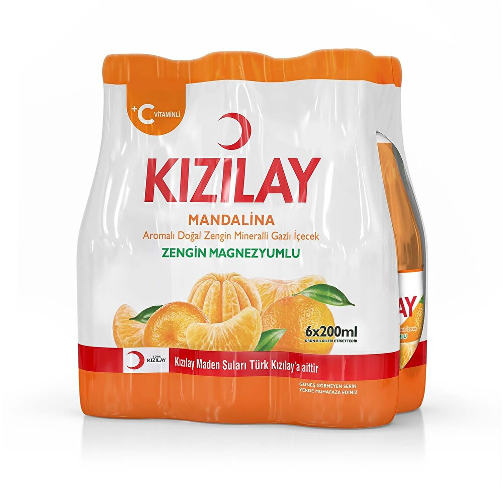 Kızılay Mandalina Aromalı 6x200 ml Maden Suyu ve Soda Fiyatı