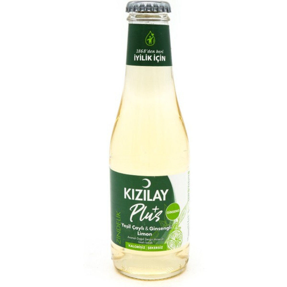 Kızılay Yeşil Çaylı Ginsengli Limonlu Maden Suyu 24 x 200 ml Diğer Fiyatı
