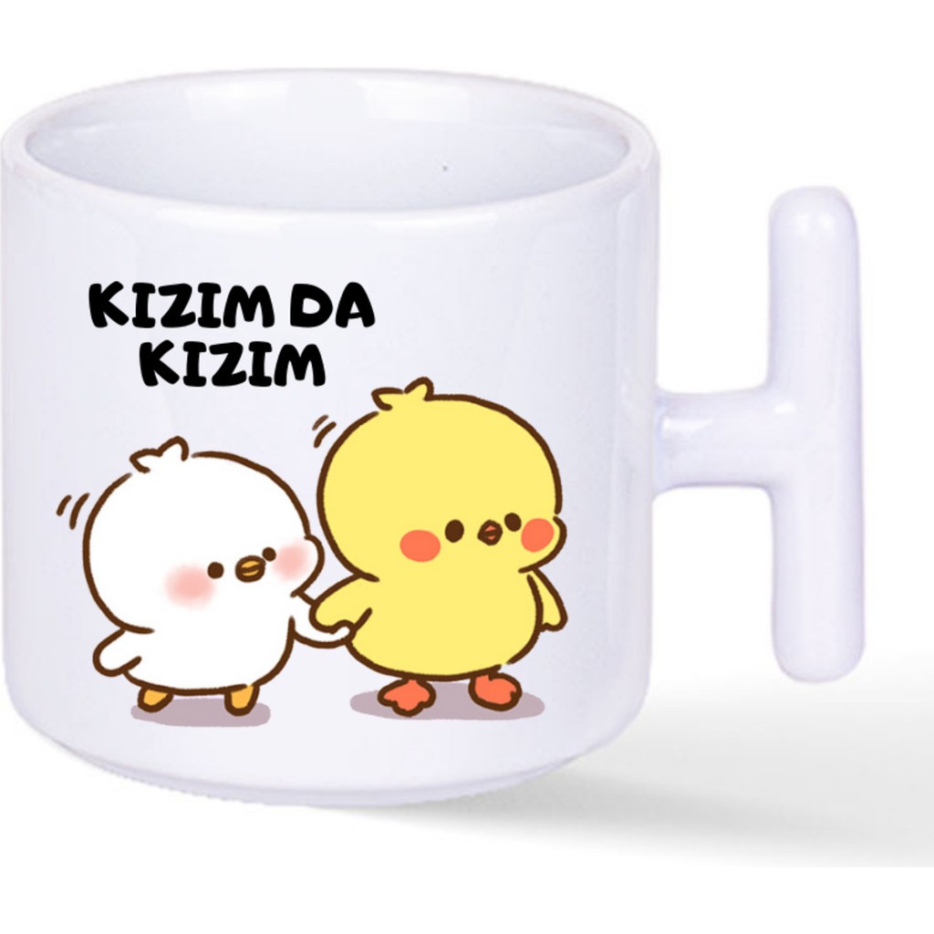 Kızımda Da Kızım Hediye T Kulplu Bardak - Renkli - 300 cc Fincan / Bardak / Kahve Takımı Fiyatı